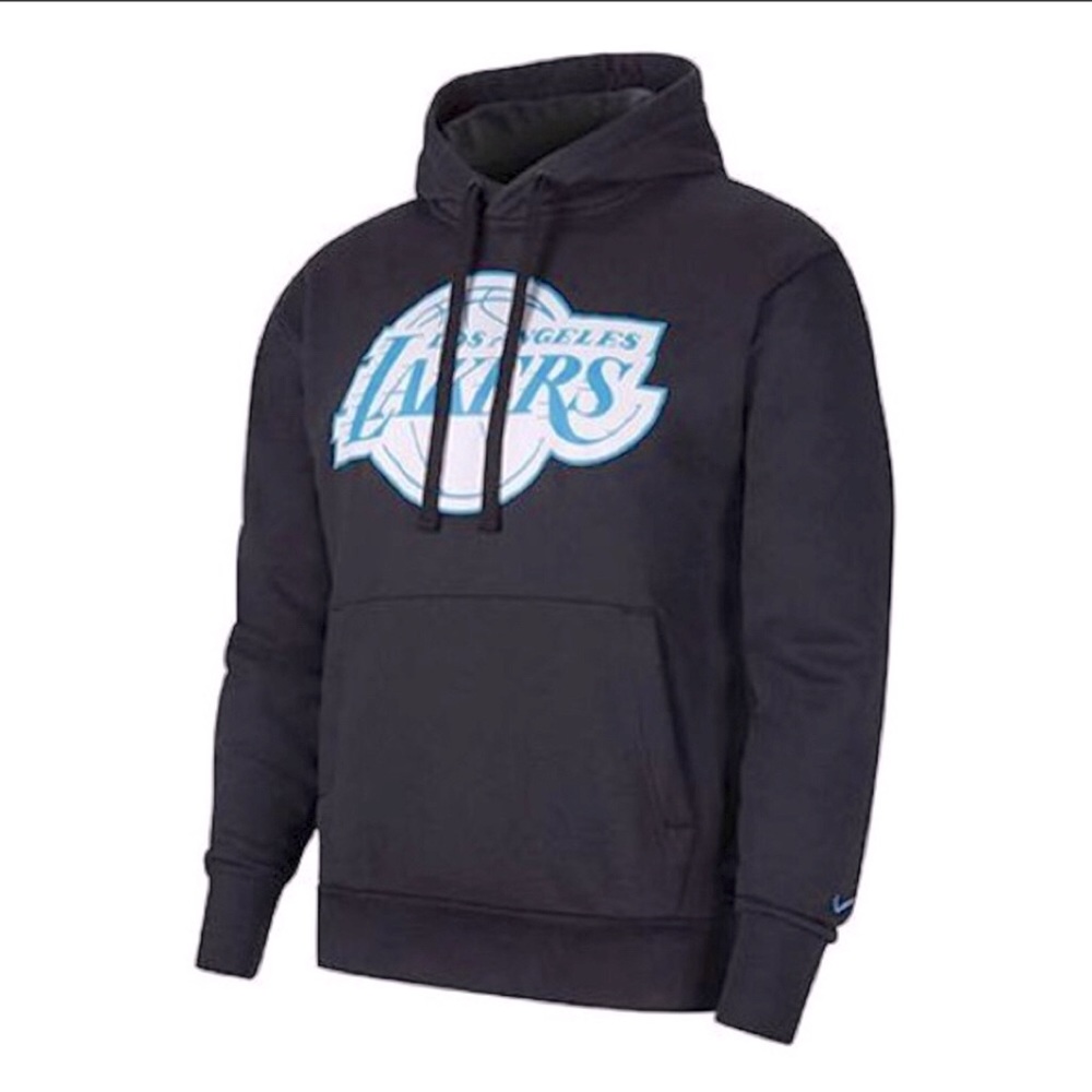 Men’s small NWT Nike NBA City Edition Logo Fleece Pullover Los Angeles Lakers